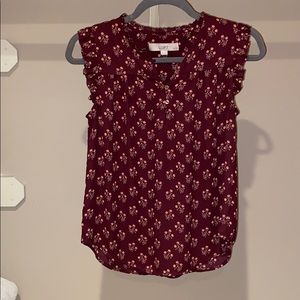 Loft Henley blouse